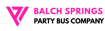 balch springs party bus company logo