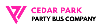 cedar park party bus company logo