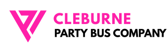 cleburne party bus company logo