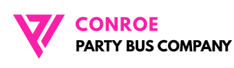 conroe party bus company logo