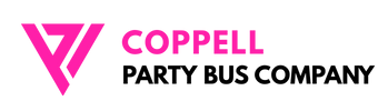 coppell party bus company logo