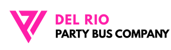 del rio party bus company logo