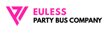euless party bus company logo