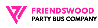 friendswood party bus company logo