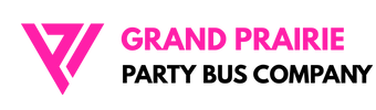 grand prairie party bus company logo