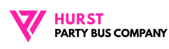 hurst party bus company logo