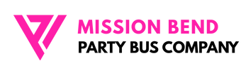 mission bend party bus company logo