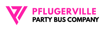 pflugerville party bus company logo
