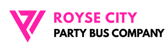 royse city party bus company logo