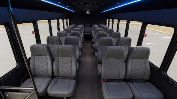 texas 25 passenger minibus interior