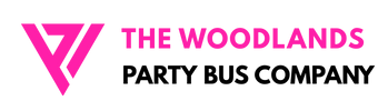 the woodlands party bus company logo