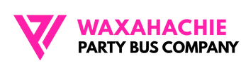 waxahachie party bus company logo